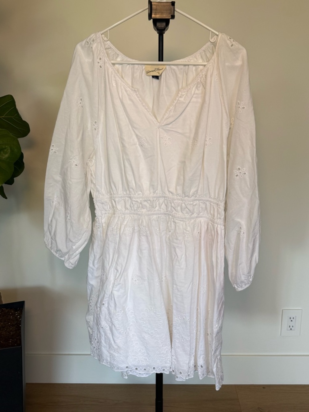 Universal Thread White Eyelet Mini Dress